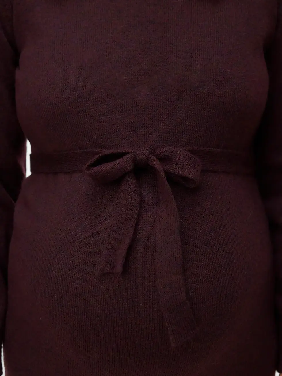 Miniatura: MLNEWANNE L/S ABK KNIT DRESS A. NOOS