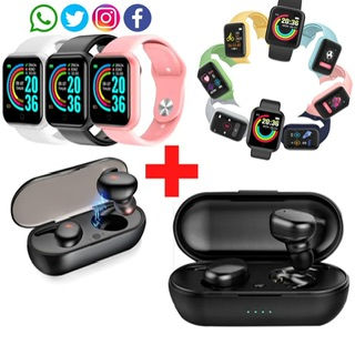 Smartwatch D20 + Fone Bluetooth