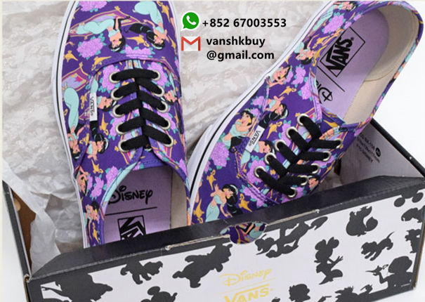 Thumbnail: Vans x Disney Aladdin Princess Jasmine Authentic Shoes 迪士尼阿拉丁茉莉公主平底綁帶鞋