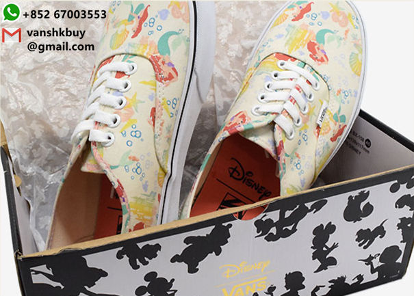 Thumbnail: Vans x Disney The Little Mermaid Ariel Authentic Shoes 迪士尼小美人魚愛麗兒平底綁帶鞋