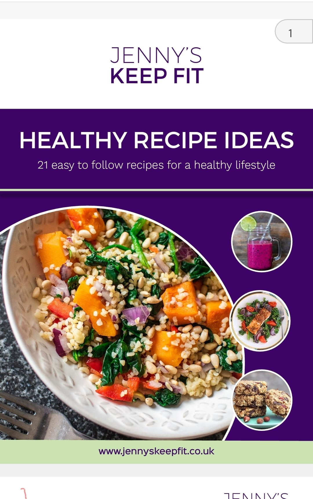 Online Recipe E Book