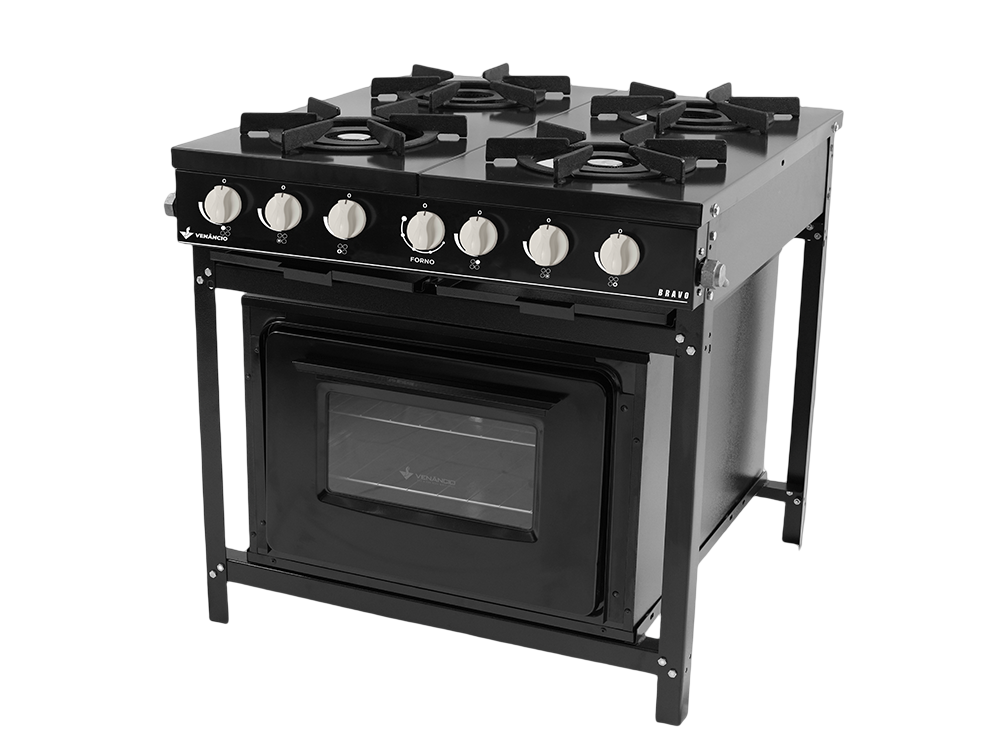Fogão Bravo 4 Bocas com forno - Venâncio