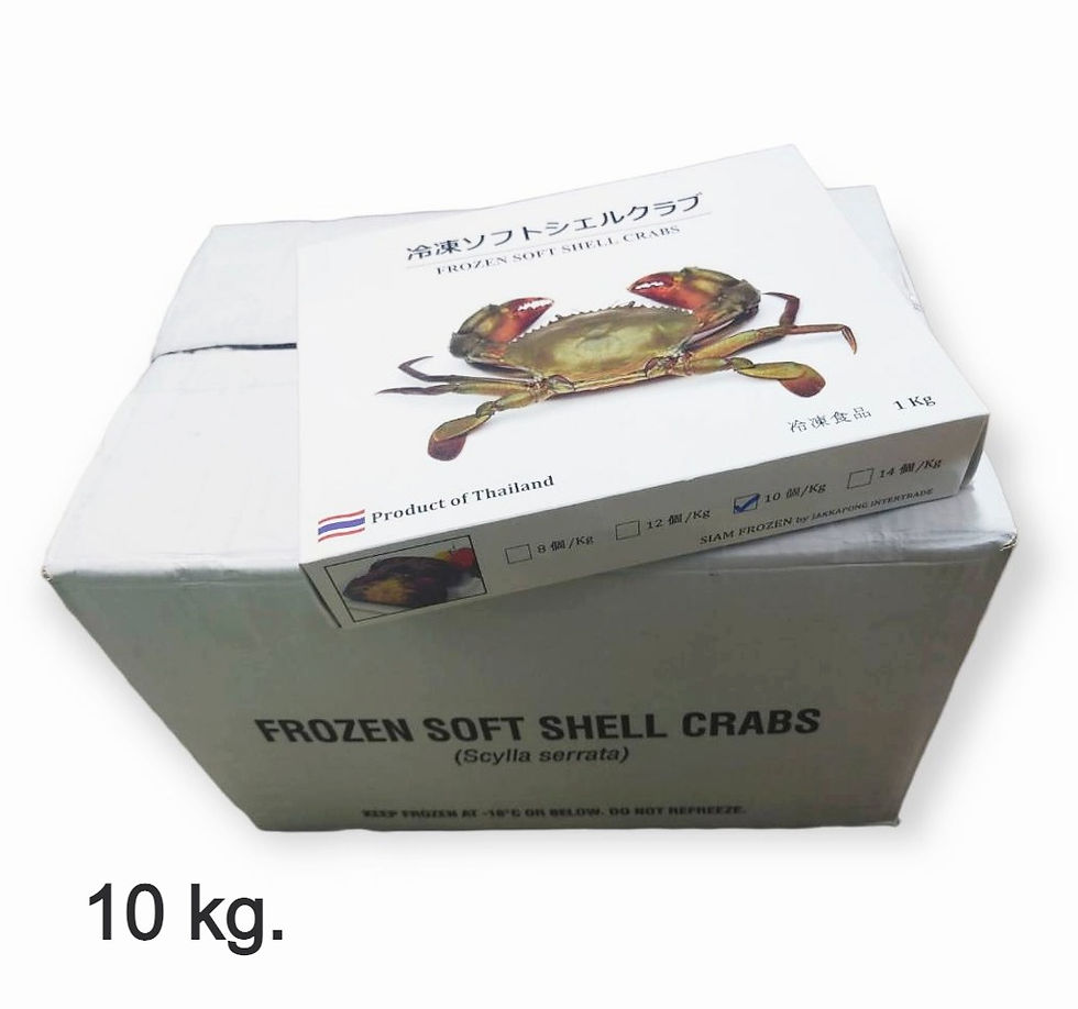 ソフトシェルクラブ 8杯・10kg