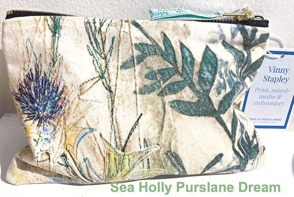 Thumbnail: Velvet Saltmarsh Zip Purses