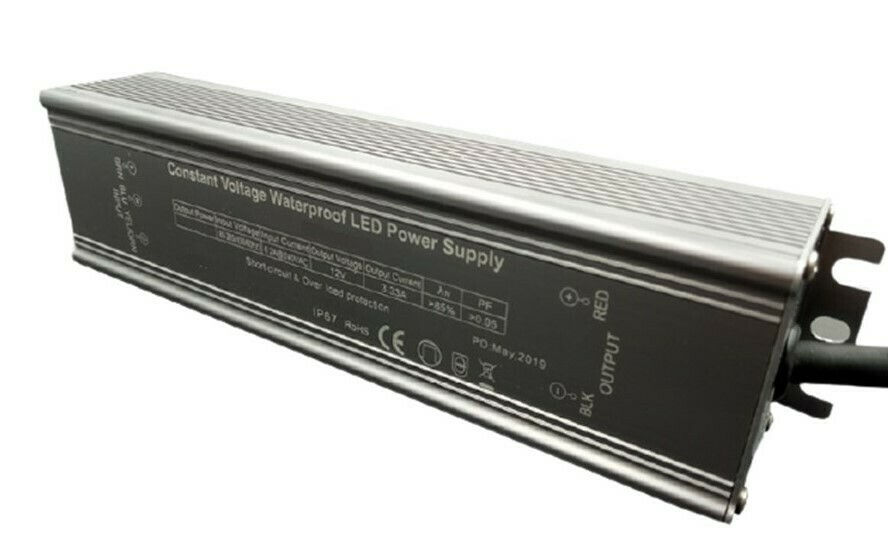 Thumbnail: LED POWER SUPPLY WATERPROOF -12V DC /2.5AMP , 30 WATT,DIMMABLE