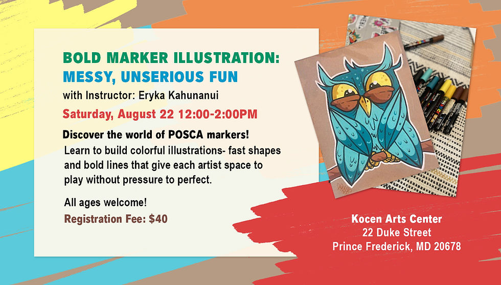 Bold Marker Illustration - Messy, Unserious Fun