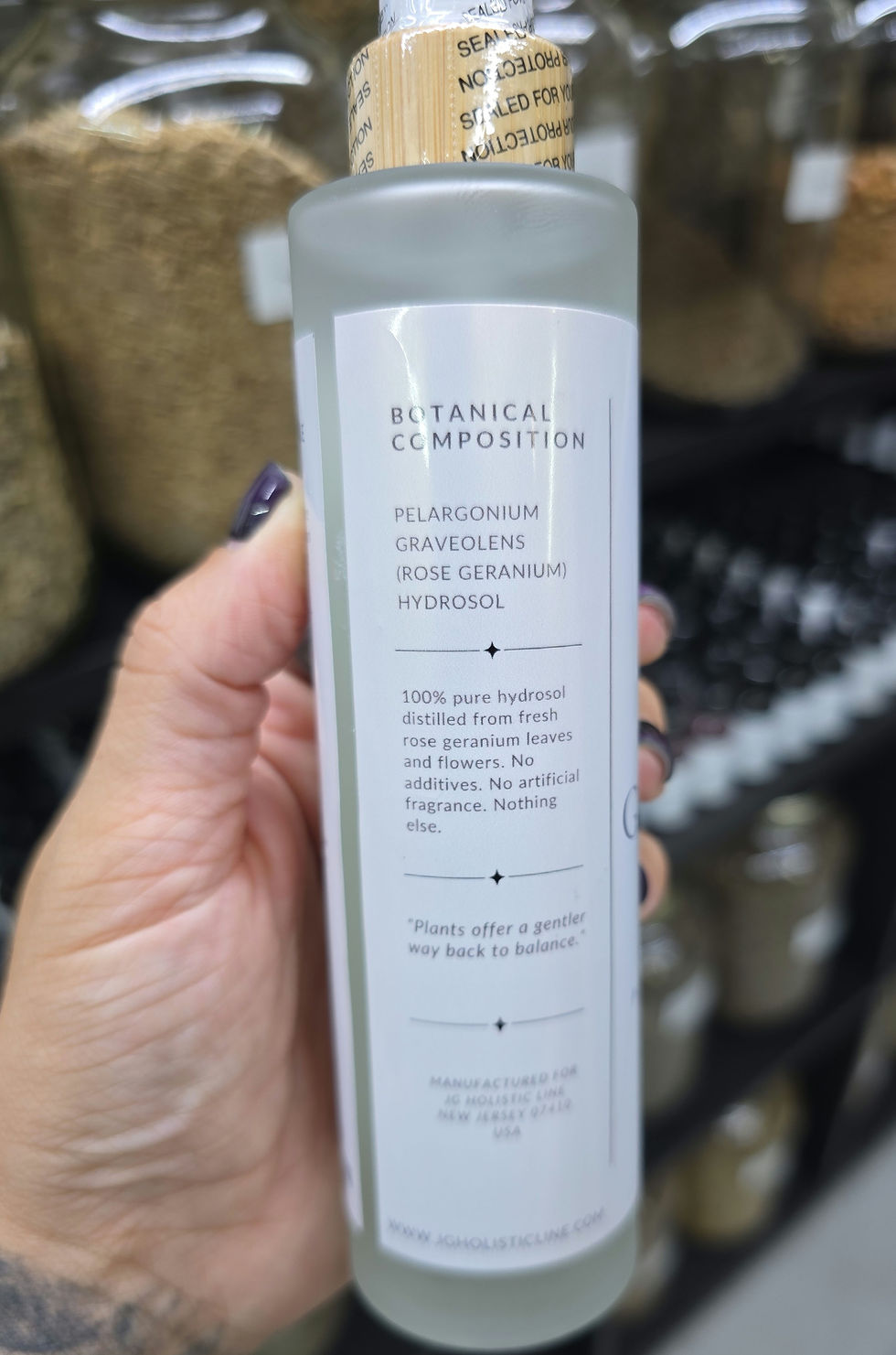 Miniatura: ROSE GERANIUM HYDROSOL