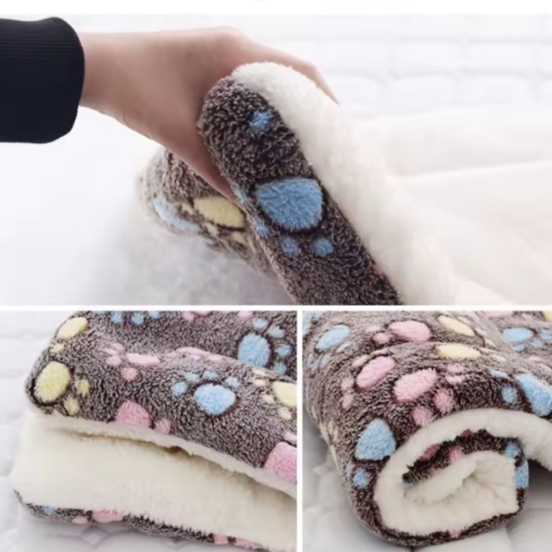 Tappeto cuscino in pile per cani e gatti 70x55 cm  Letto in morbido peluche