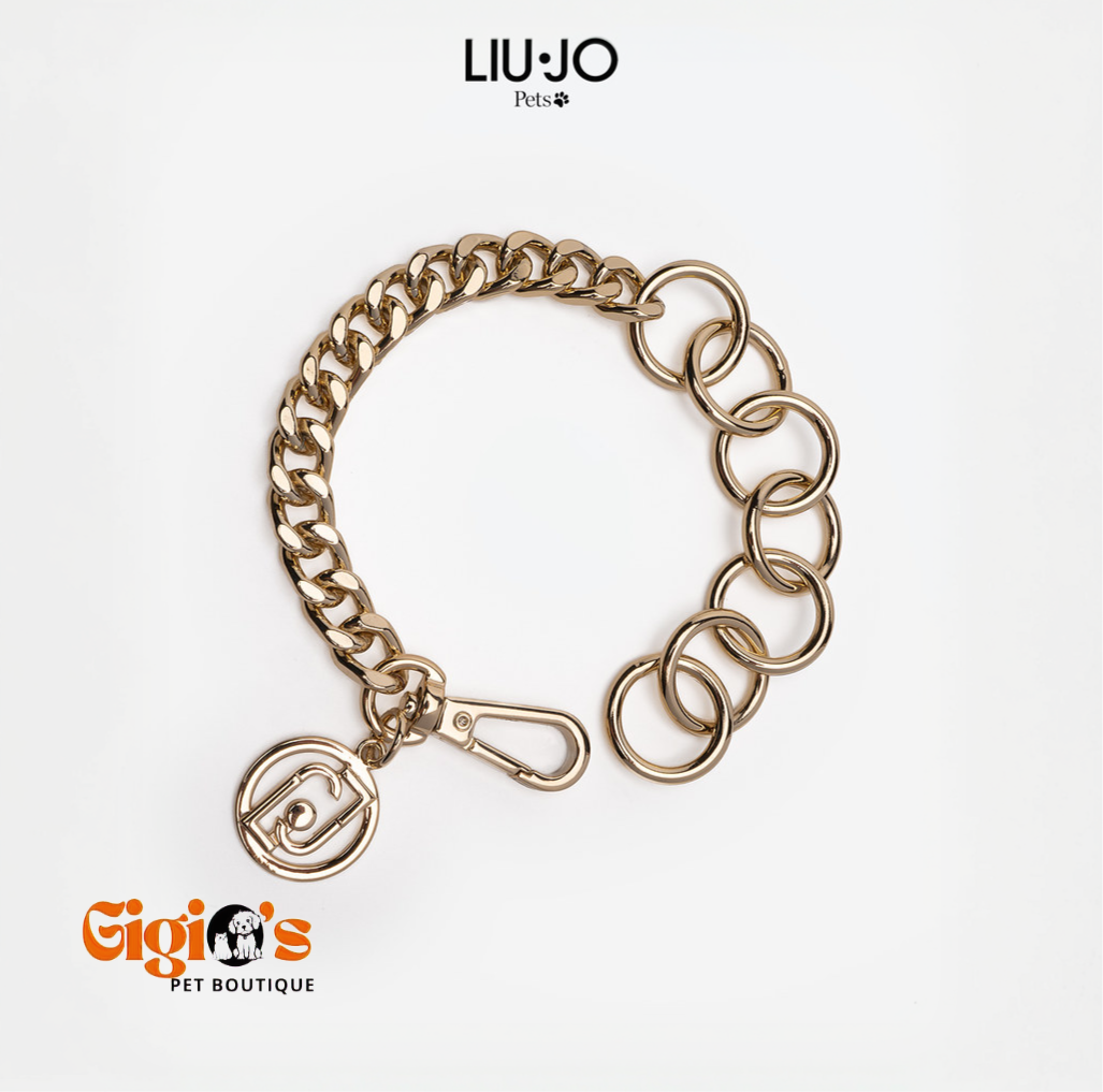 Immagine di collare catena per cani Liu-jo Pets colore oro