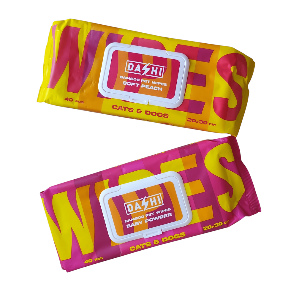 Salviette umidificate per cani e gatti Dashi