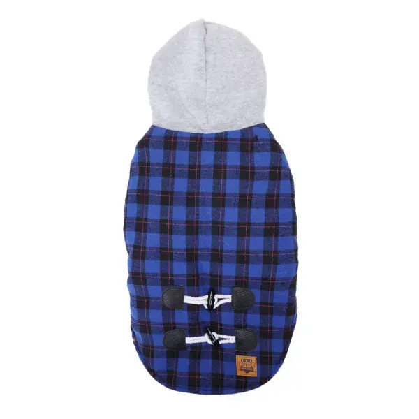 Cappottino per cani scozzese con cappuccio Nobleza