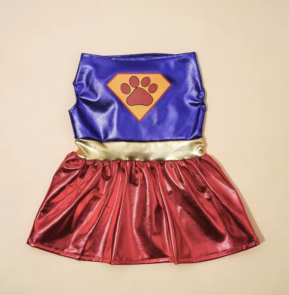 Abito per cani o gatti per occasioni speciali Wonder Woman