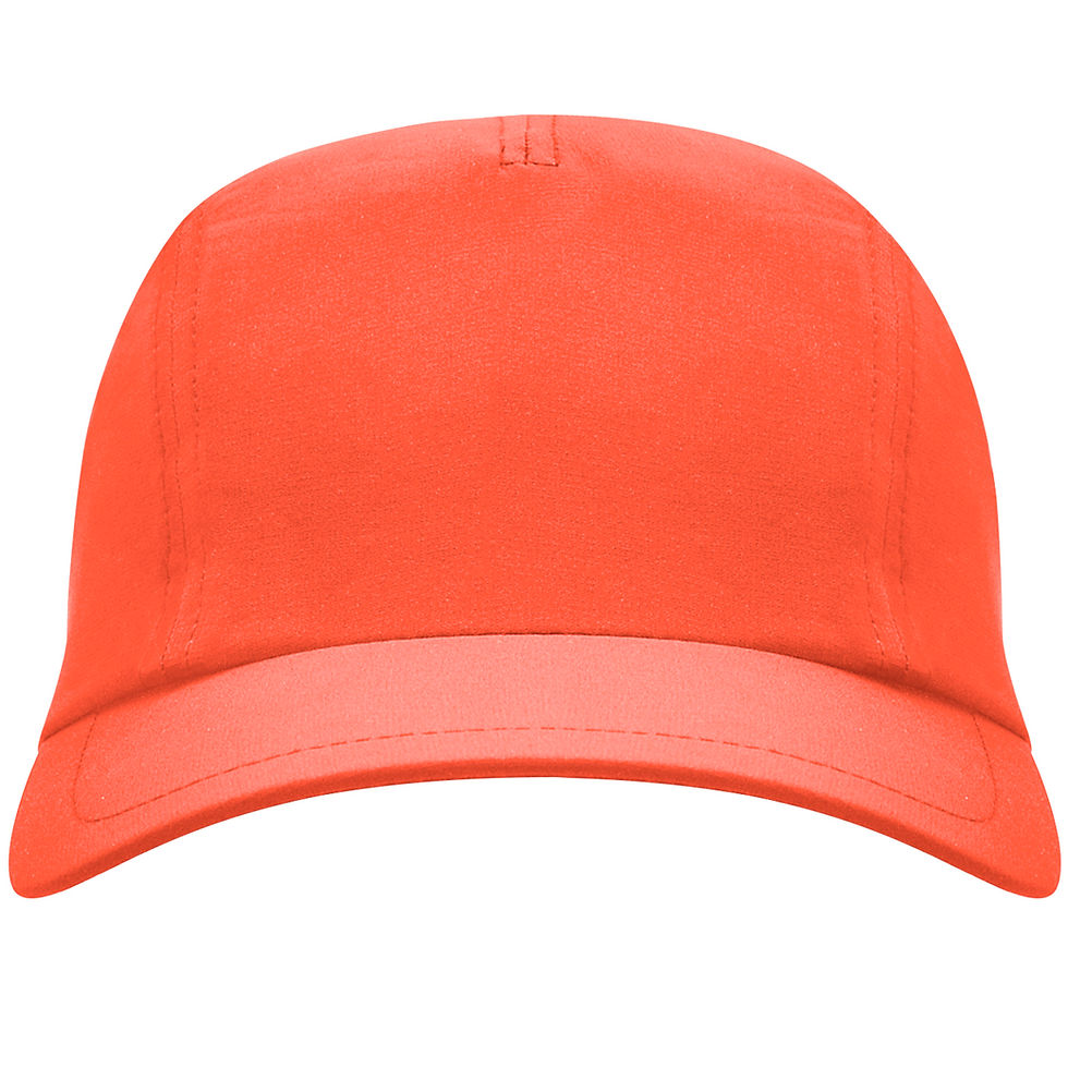 Miniature : Casquette orange vif. Un accessoire de mode pour se protéger du soleil.