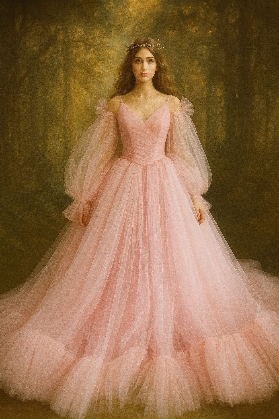 Reminescence epic tulle Gown