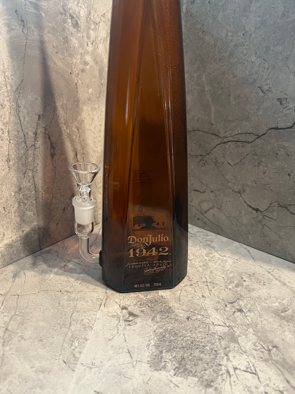 Don Julio 1942 Tequila Bottle Water Pipe