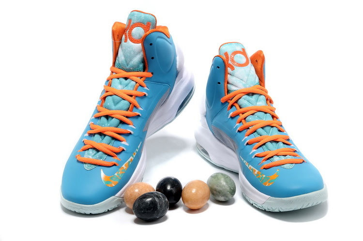 Thumbnail: Nike Zoom KD V 5 white sky orange men 8-14
