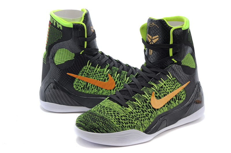 Thumbnail: Nike Kobe IX Elite xdr High Black green Men 8-14