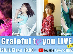 Four Anison Singers to Perform at 'Grateful to you LIVE' Concert to Support National Health Center!