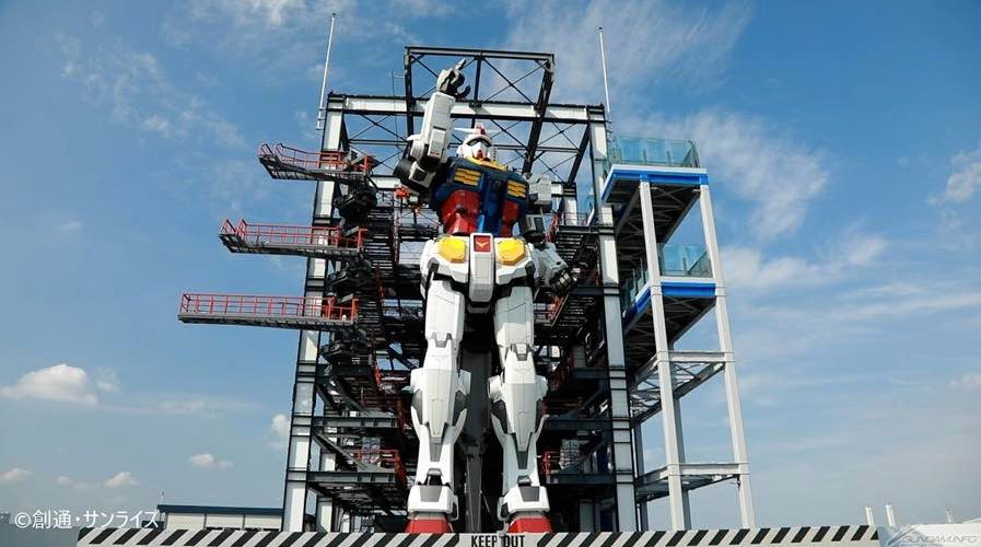 Life-Size Moving Gundam Statue's Grand Opening on December 19