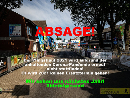 Pfingstlauf und Sportfest endgültig abgesagt