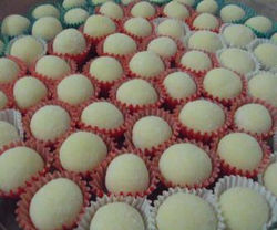 Brigadeiro de leite Ninho.