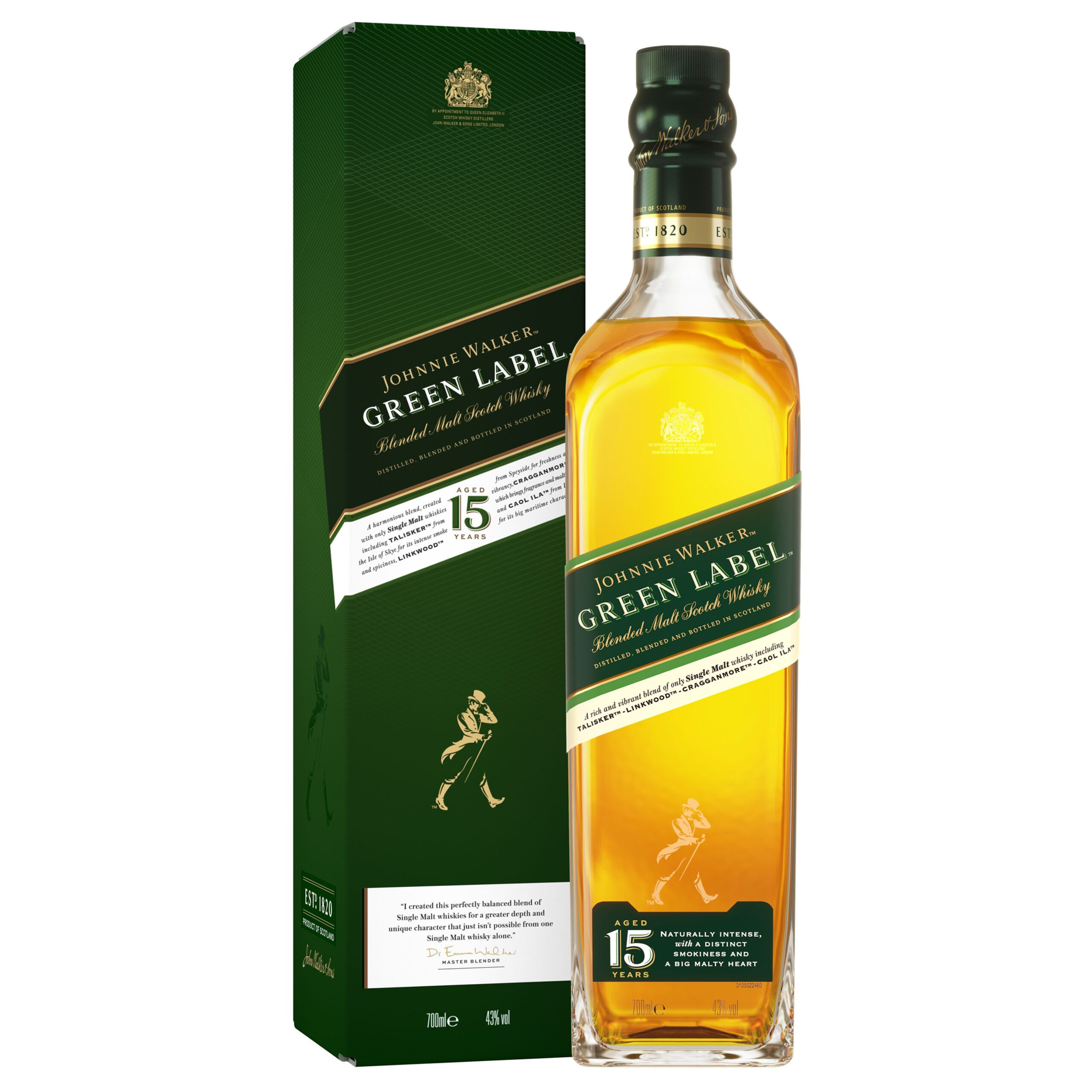 Johnnie Walker Green Label 15YO 0.7L
