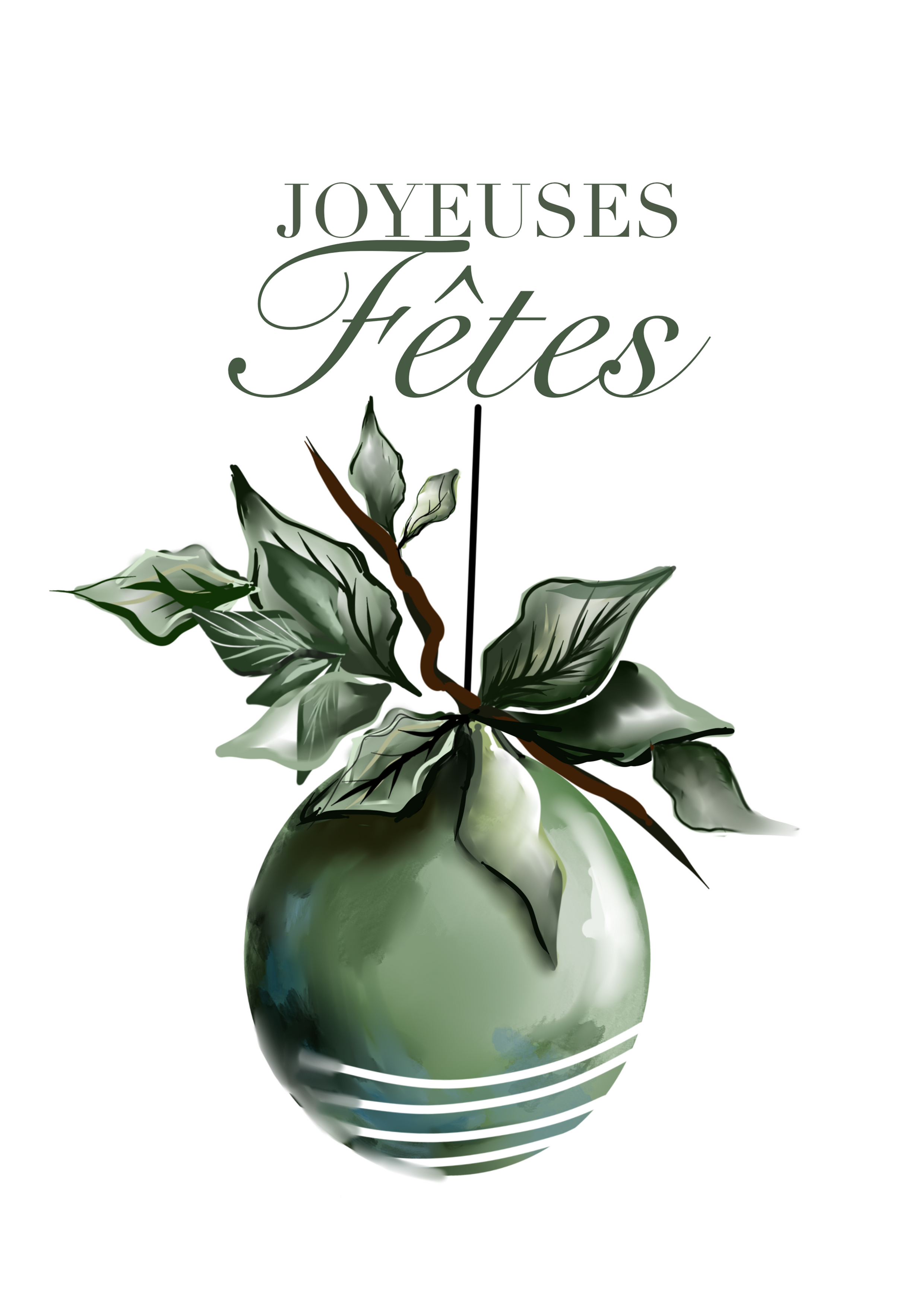 Joyeuses Fêtes : ... des boules de Noël suspendues comme autant de vœux d'amour, de paix et de lumière. Dél… | HANNART Créations