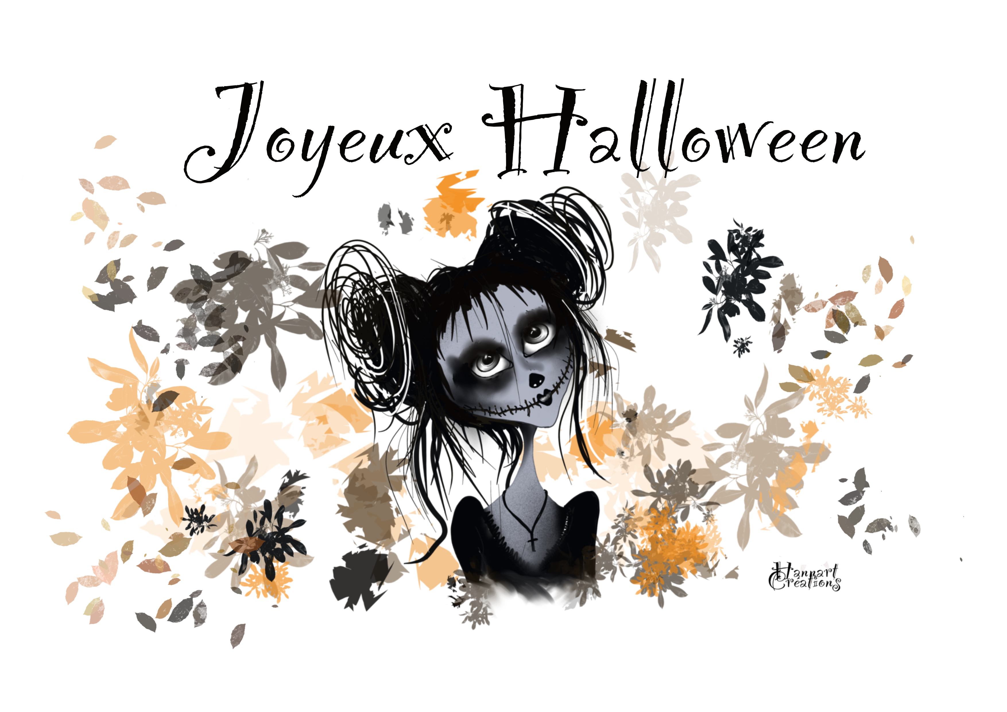 Joyeux Halloween : ... Entrée réservée aux gentils fantômes, aux sorcières rigolotes et aux amateurs de choco… | HANNART Créations