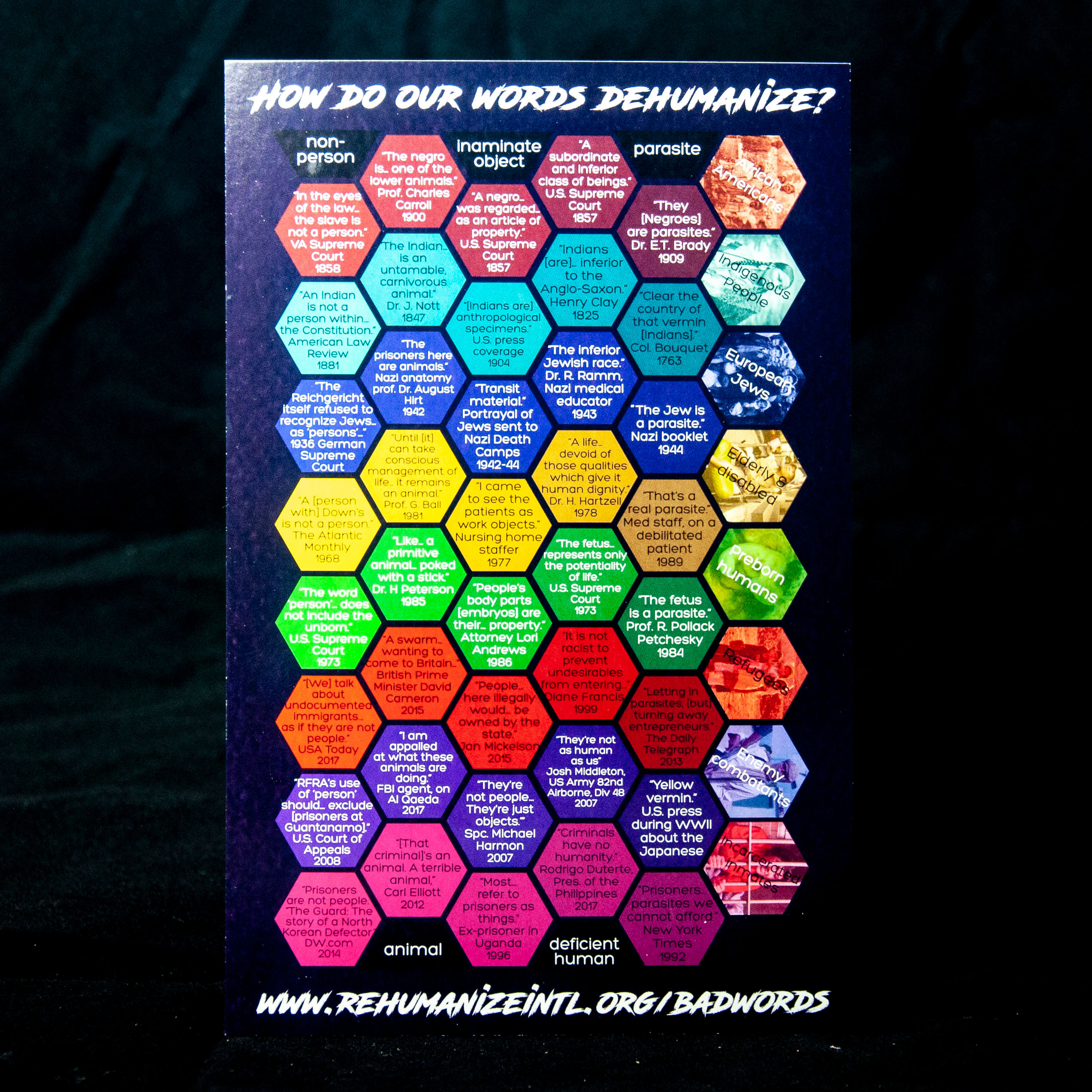 Dehumanizing Language Info Cards (Pack of 25)