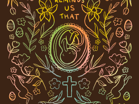 "Life Wins" Easter Illustration