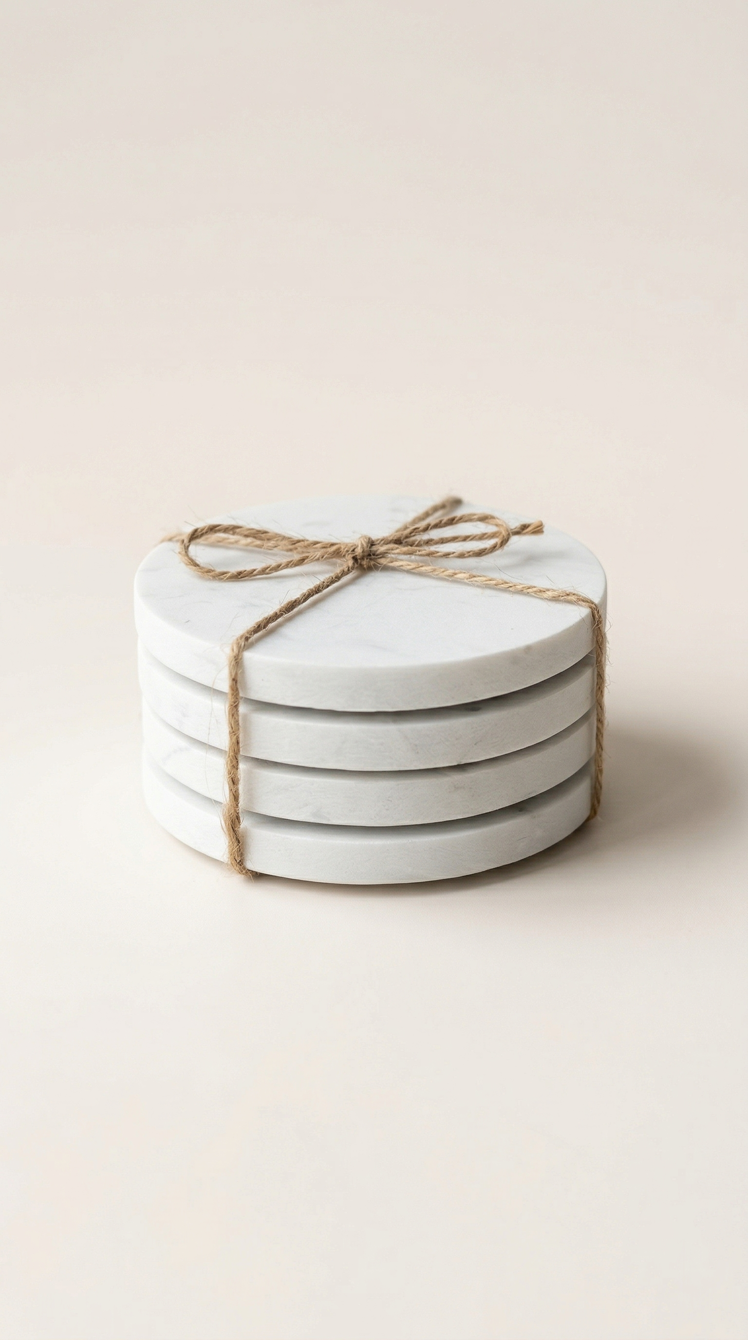 Set de 4 sous-verres en marbre Zella