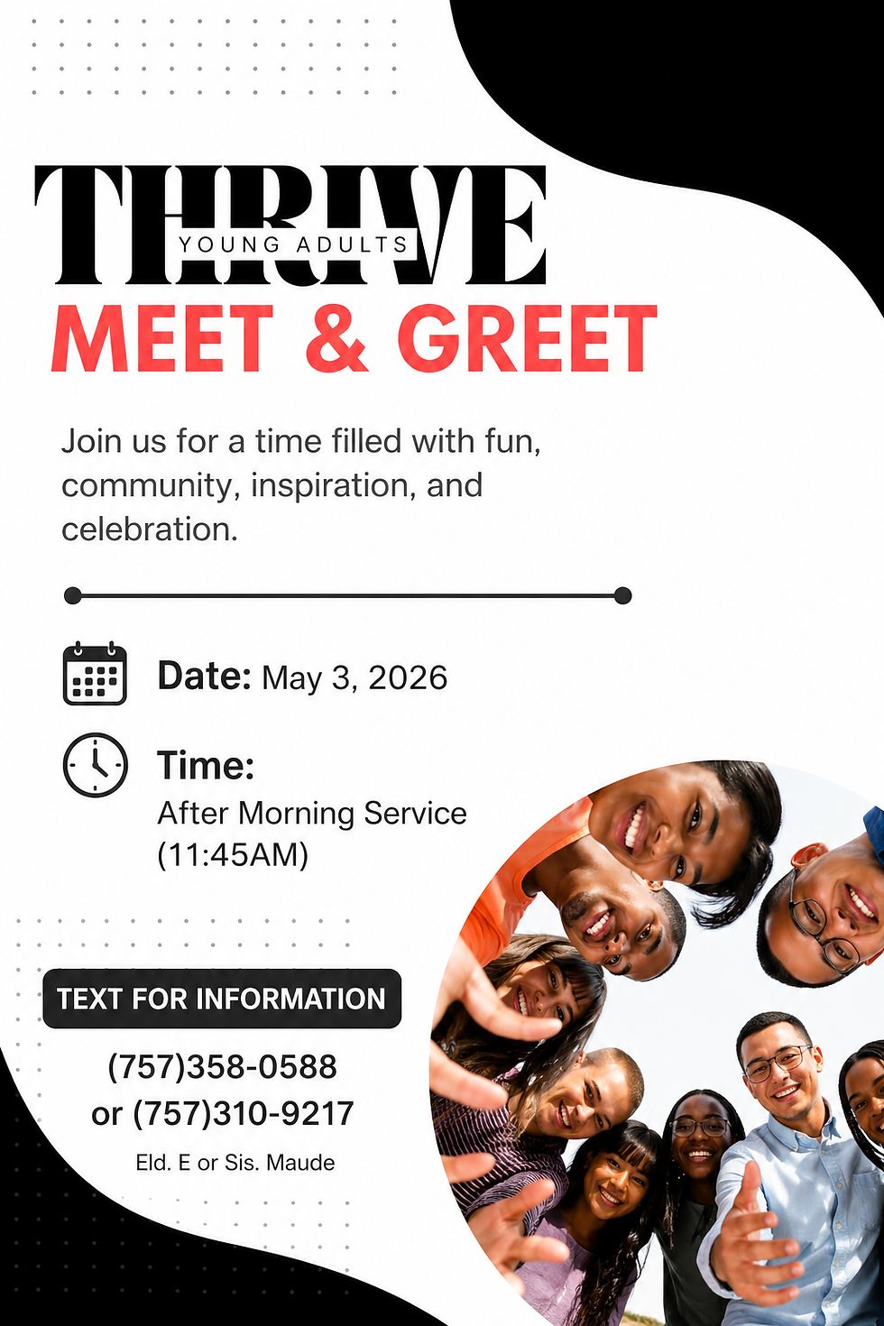 Thrive Young Adults Meet & Greet