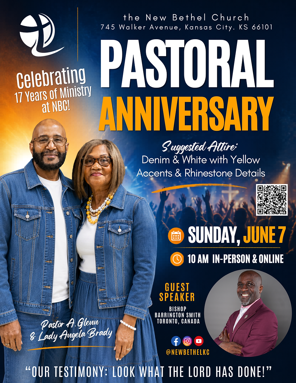 Pastoral Anniversary Celebration