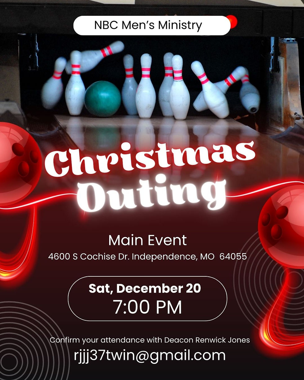 Men's Ministry Main Event Christmas Outing