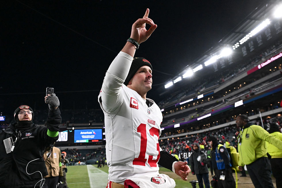 FOOTBALL: 49ers battle past defending champ Eagles in wild-card showdown 