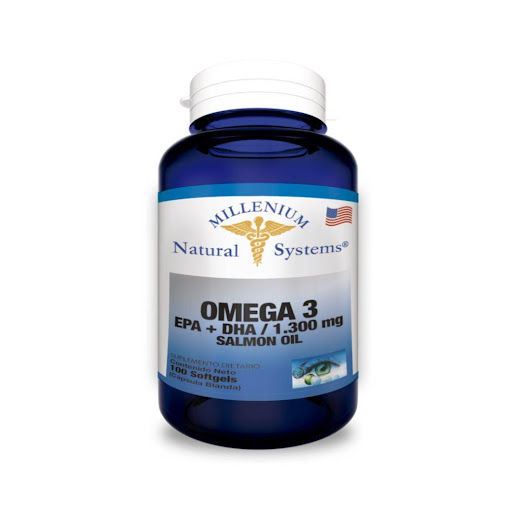 Omega 3 Epa + Dha 1300 Mg X 100 Natural Systems Frasco X 100