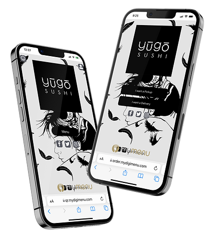 two-iphone-13-showing-different-types-of-digital-menu-one-is-dine-in-menu-and-one-is-onlin