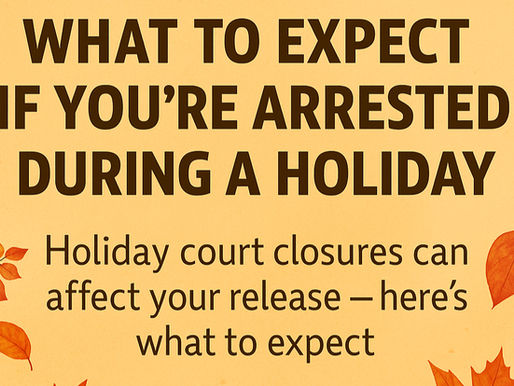 What To Expect If You’re Arrested During a Holiday in North Carolina