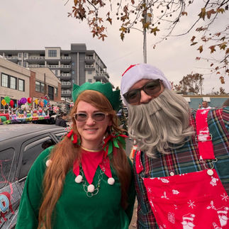 Bail bondsman at christmas parade