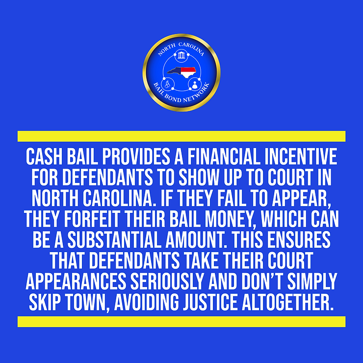 Cash Bail provides a financial incentive