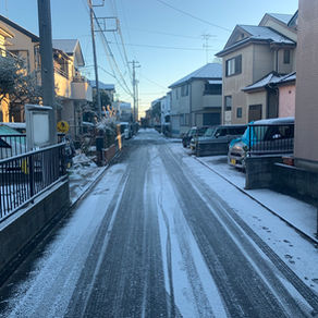 雪の朝
