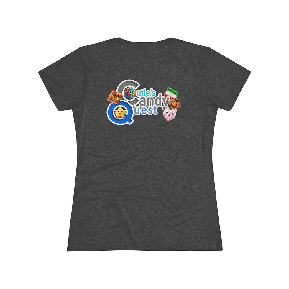 Thumbnail: 'Cutie Puffs' Women's Tee - Fun & Comfortable Graphic Tee for Everyday Wear