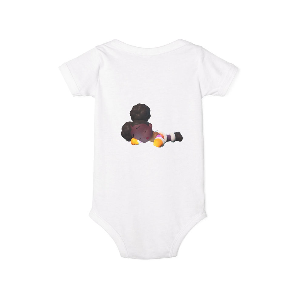 Thumbnail: Cutie Puffs Infant Jersey One Piece