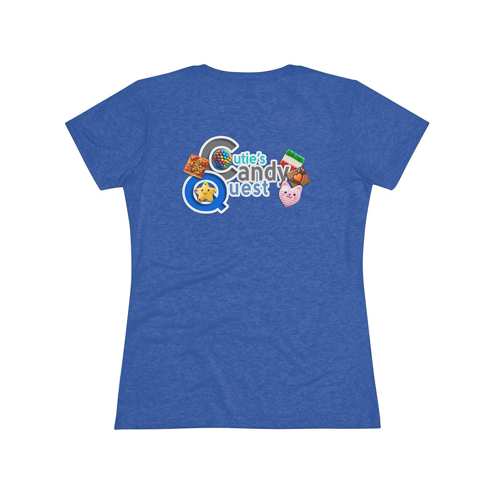 Thumbnail: 'Cutie Puffs' Women's Tee - Fun & Comfortable Graphic Tee for Everyday Wear