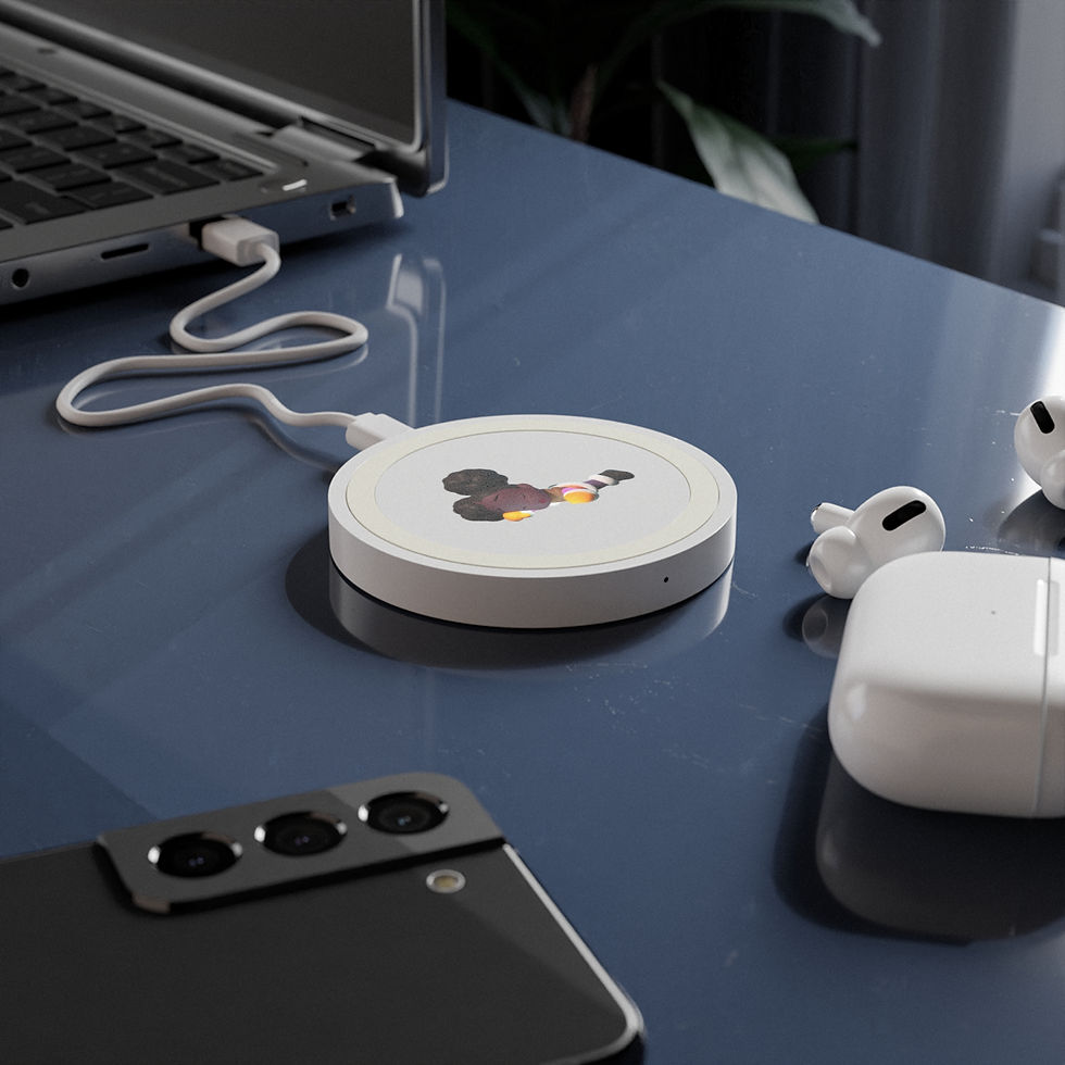 Cutie Puffs Quake Wireless Charging Pad
