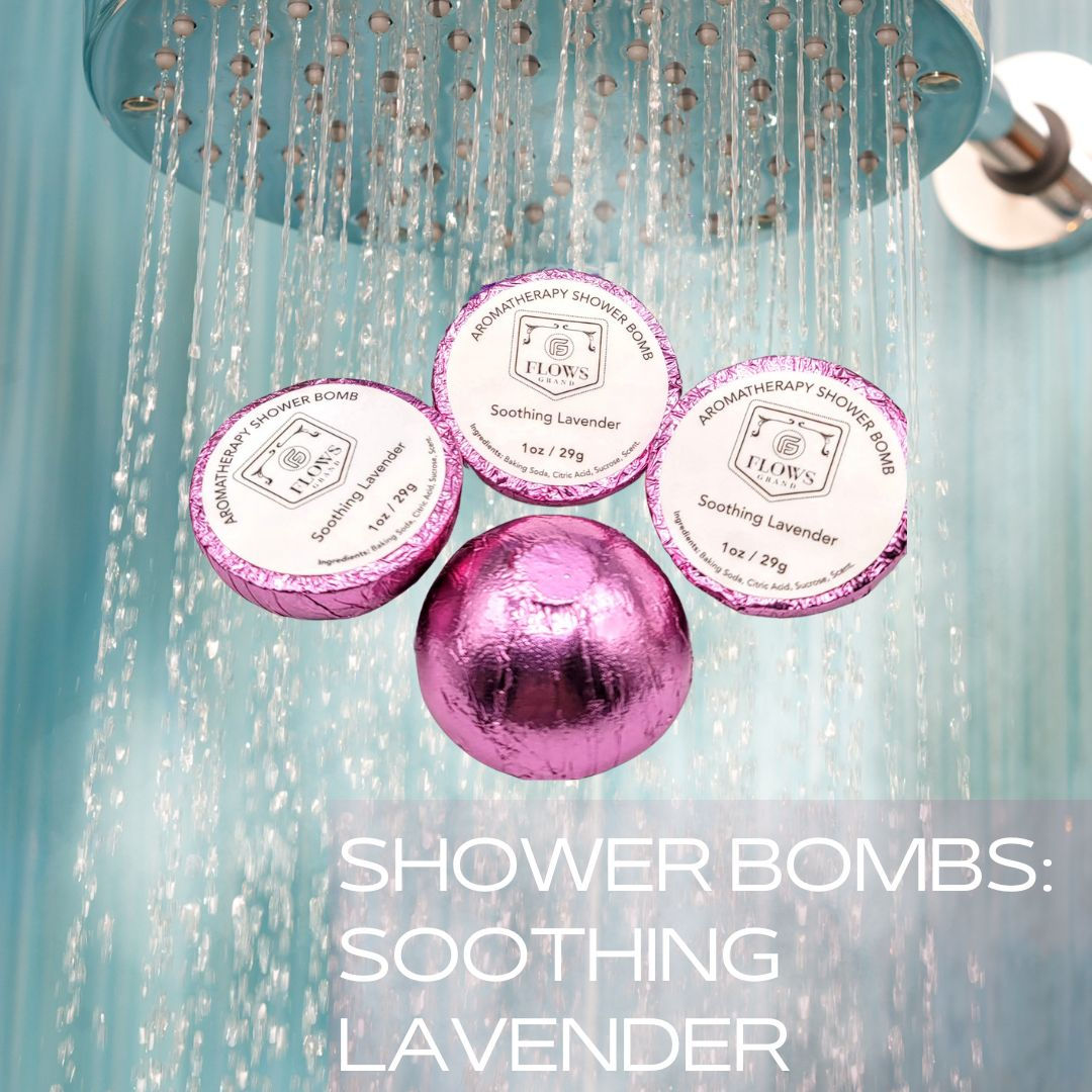 Soothing Lavender Aromatherapy Shower Bombs