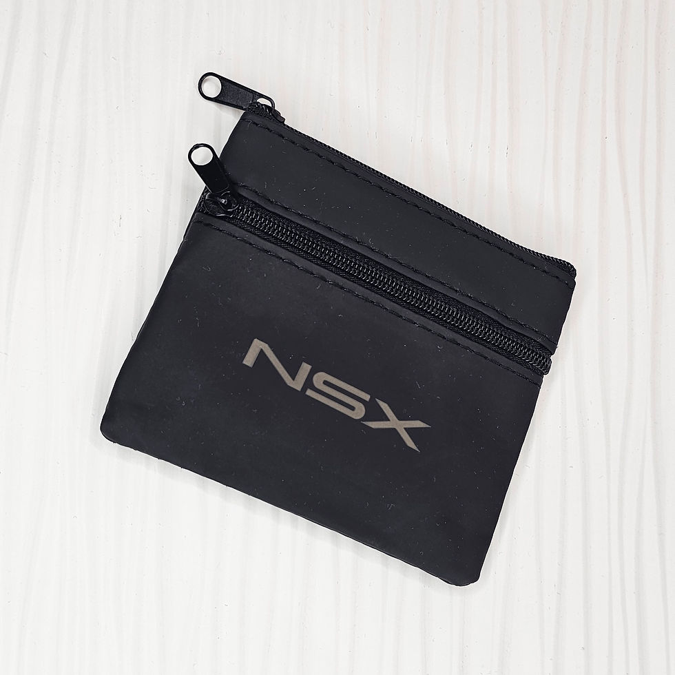 "NSX" engraved wallet
