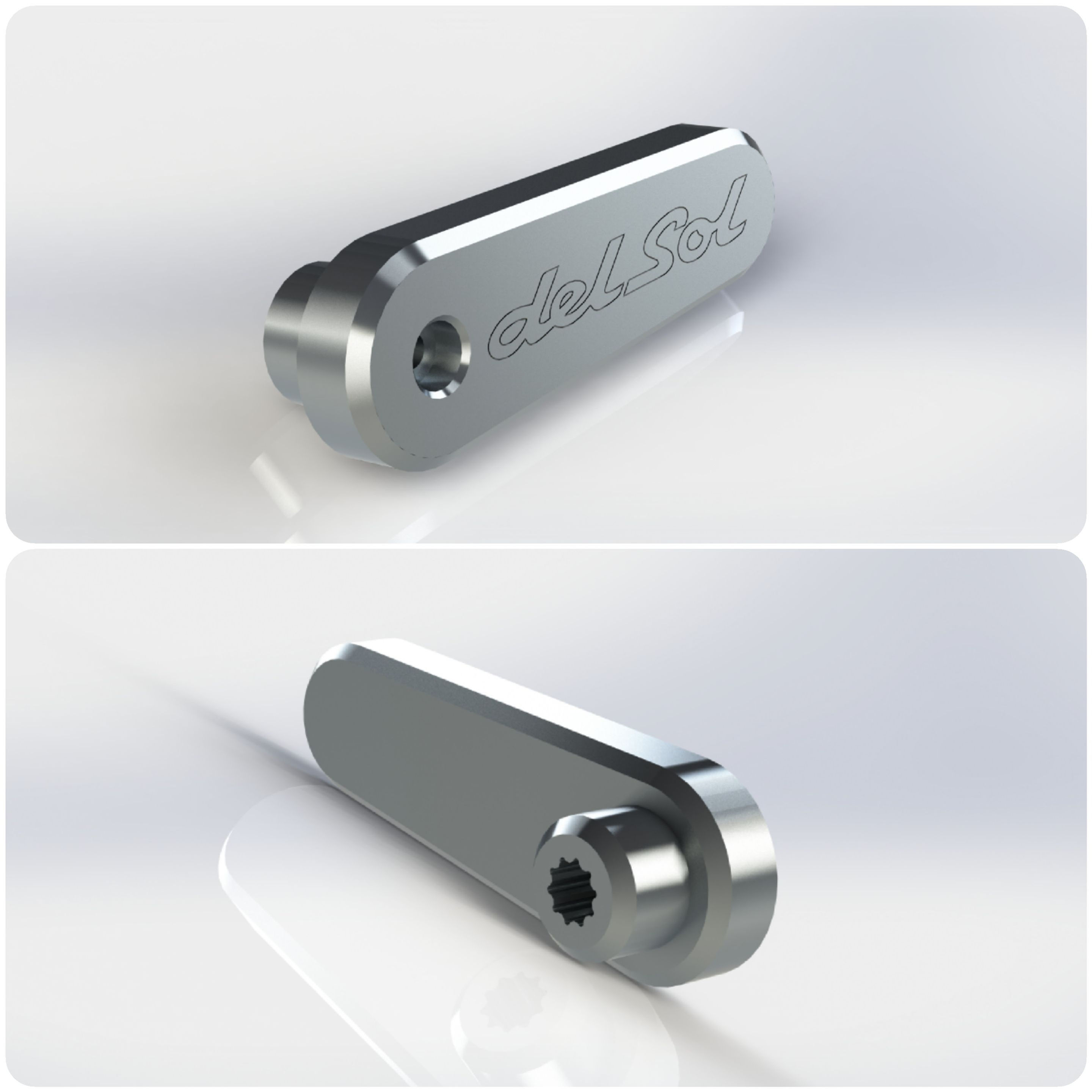 Honda DelSol (1992-1998)  Aluminum TransTop 3rd Targa Handle