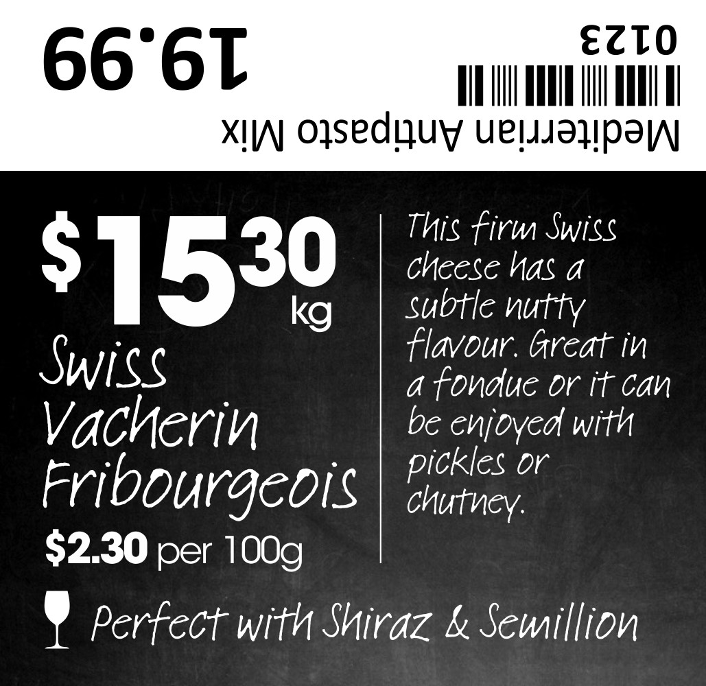 Deli Ticket Example 2