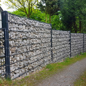 Gabion wall - compound wall